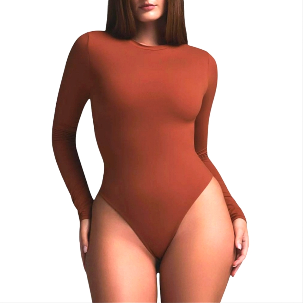 SKIMS Fits Everybody Long Sleeve Bodysuit